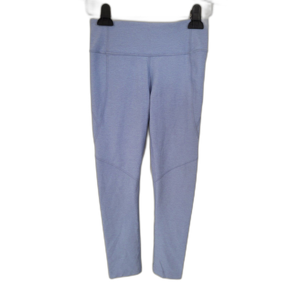 Outdoor Voices Warmup Compression Leggings Fitted Quartz Blue